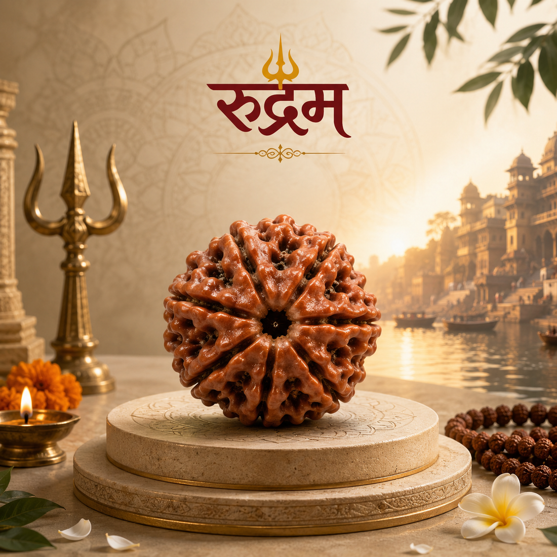 Original 7 Mukhi Nepali Rudraksha with Lab Report