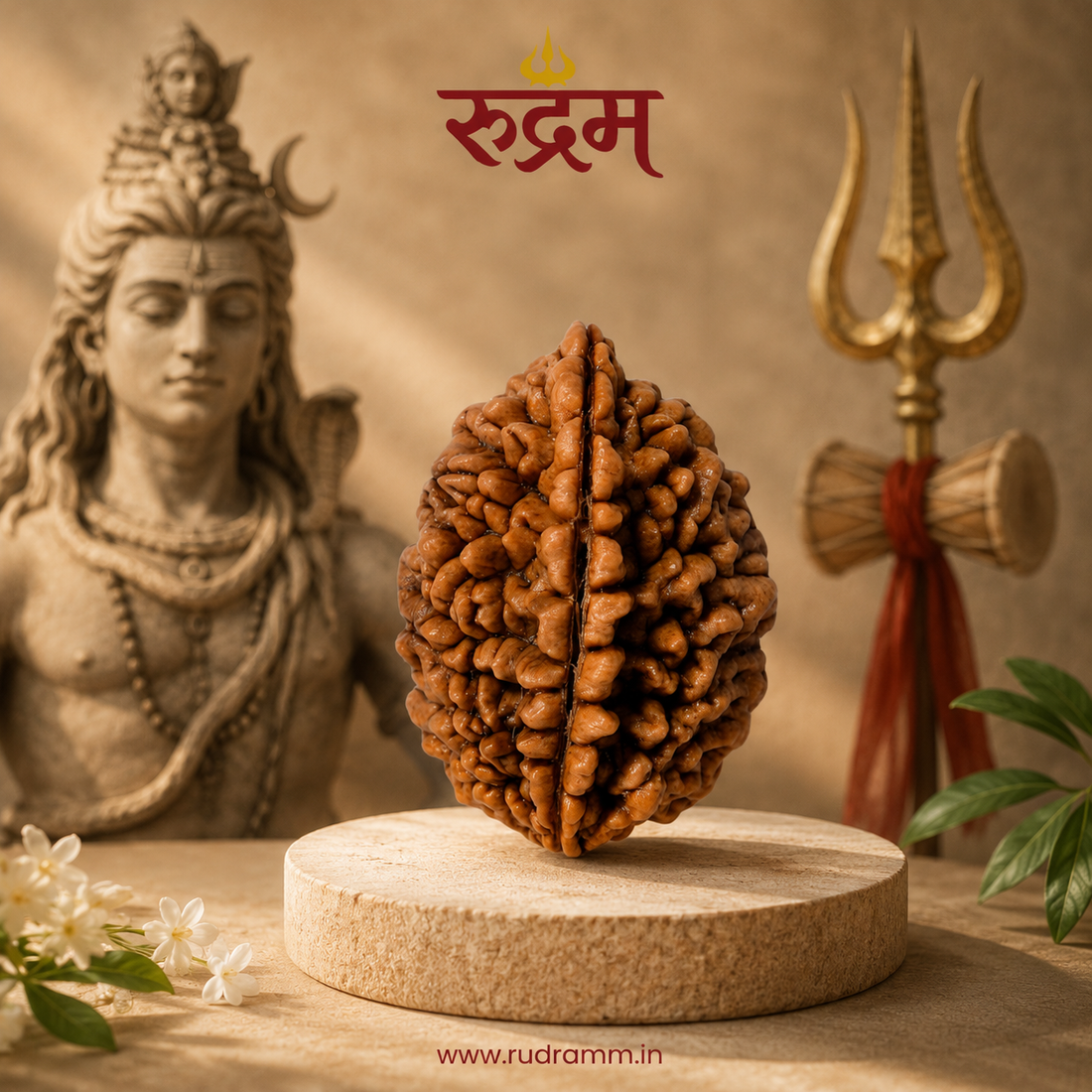 Original 2 Mkuhi Nepali Rudraksha with Lab Report